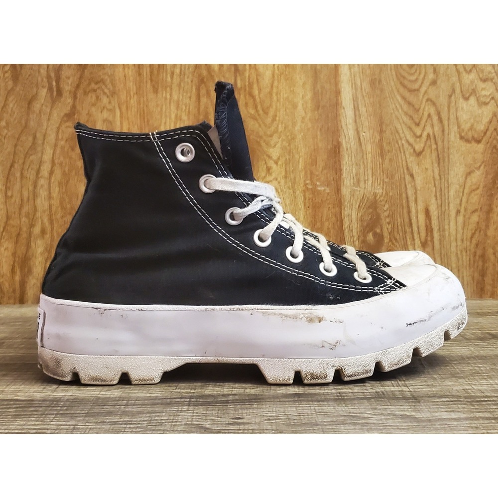 Converse All Star Lugged Hi Sneakers Women's Size 8 Black